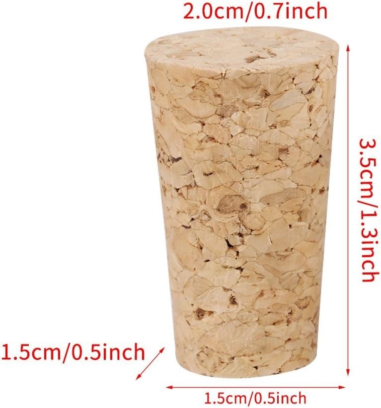 10 Wine Corks - Eco-Friendly Craft Stoppers for Wine & Beer Projects