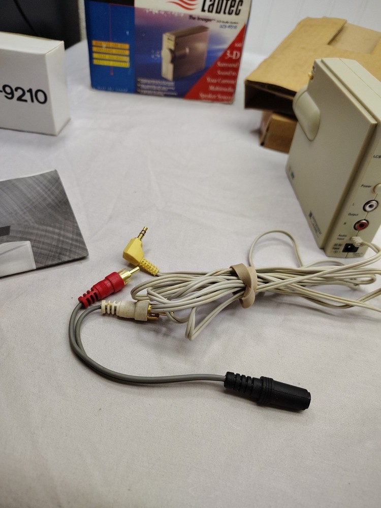 Labtec 3D Audio System LCS-9210 The Imager with Spatializer 3D Stereo Technology