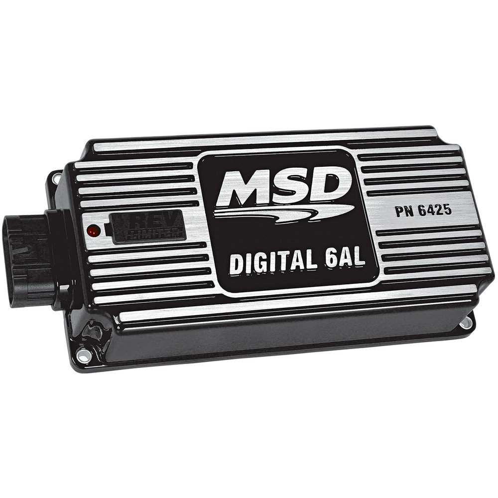 MSD 64253 Black, 6AL, Digital Ignition w/Rev Control - Black