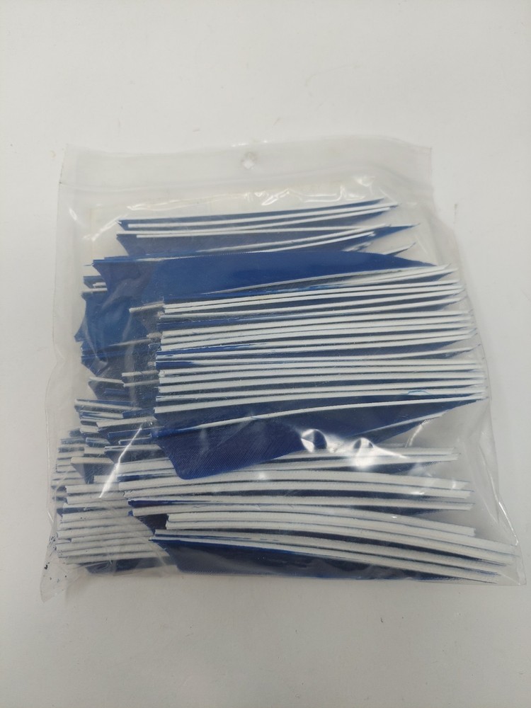 100 Pack Gateway Feathers 4" Right Wing: Shield Denim Blue 400RSSDN-100