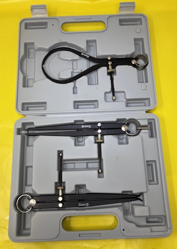 Groz Caliper and Divider Set With Case