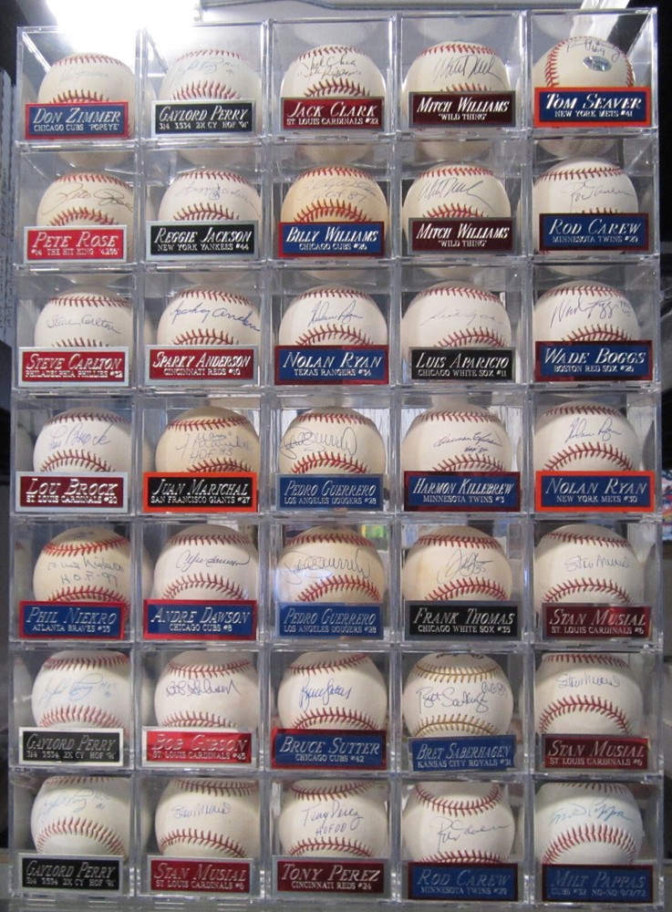 GARY CARTER NY METS NAMEPLATE FOR AUTOGRAPHED Signed Baseball Display CUBE CASE