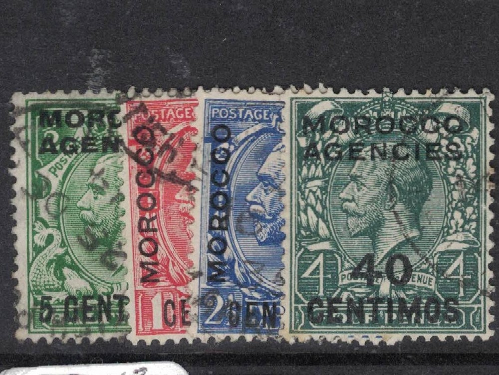 Morocco Agencies SG 143-4, 147-8 VFU (4ftq)