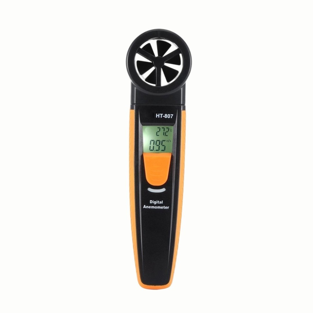 Compact Digital Anemometer with Backlight Display HT807 for Outdoor Use