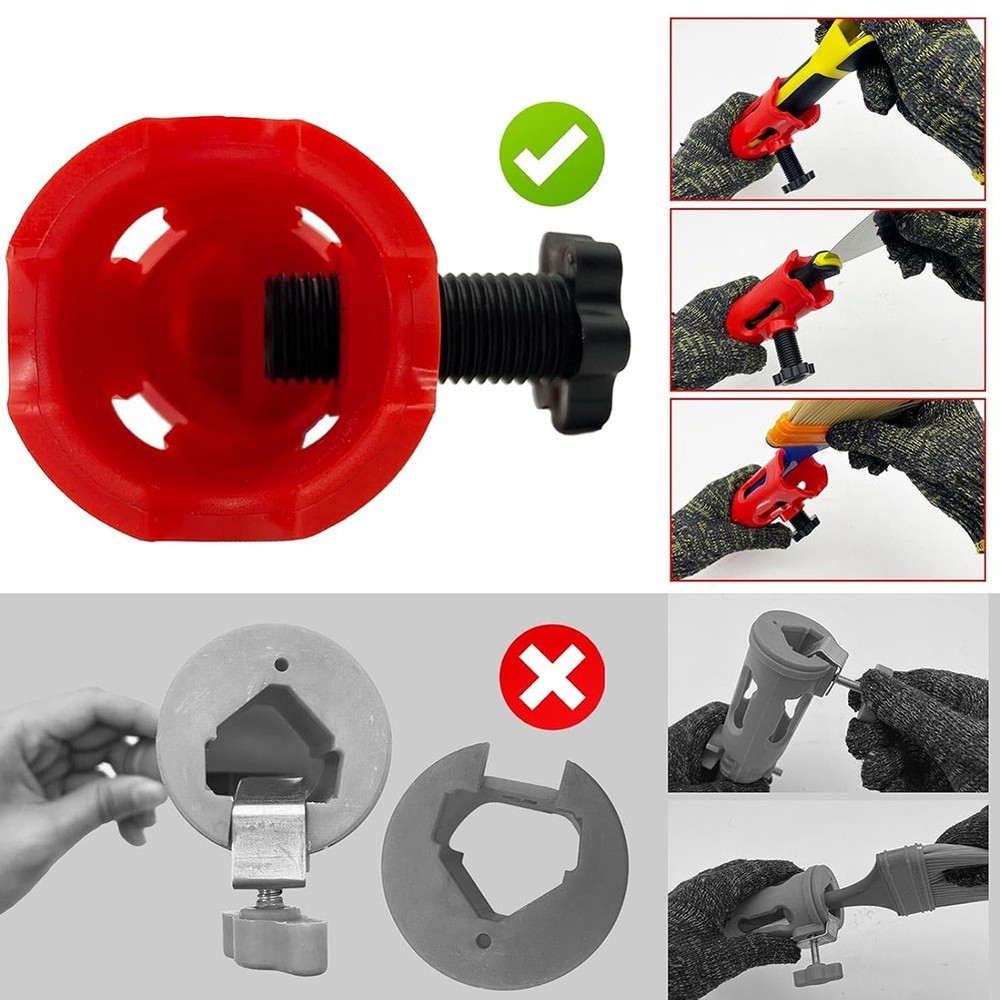Multi-Angle Paint Brush Extender, Extension Pole Attachment Holder for4761