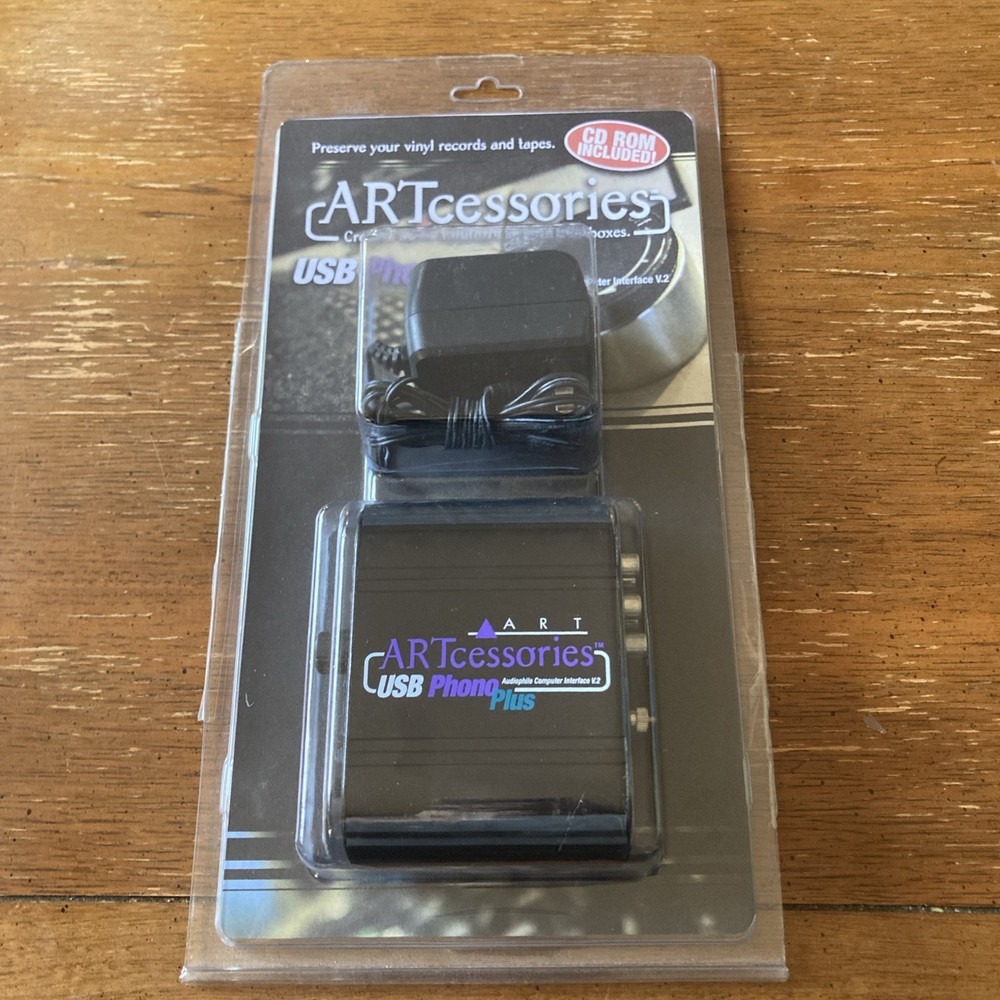 (C) ARTcessories USB Phono Vinyl Records Transfer Computer Interface