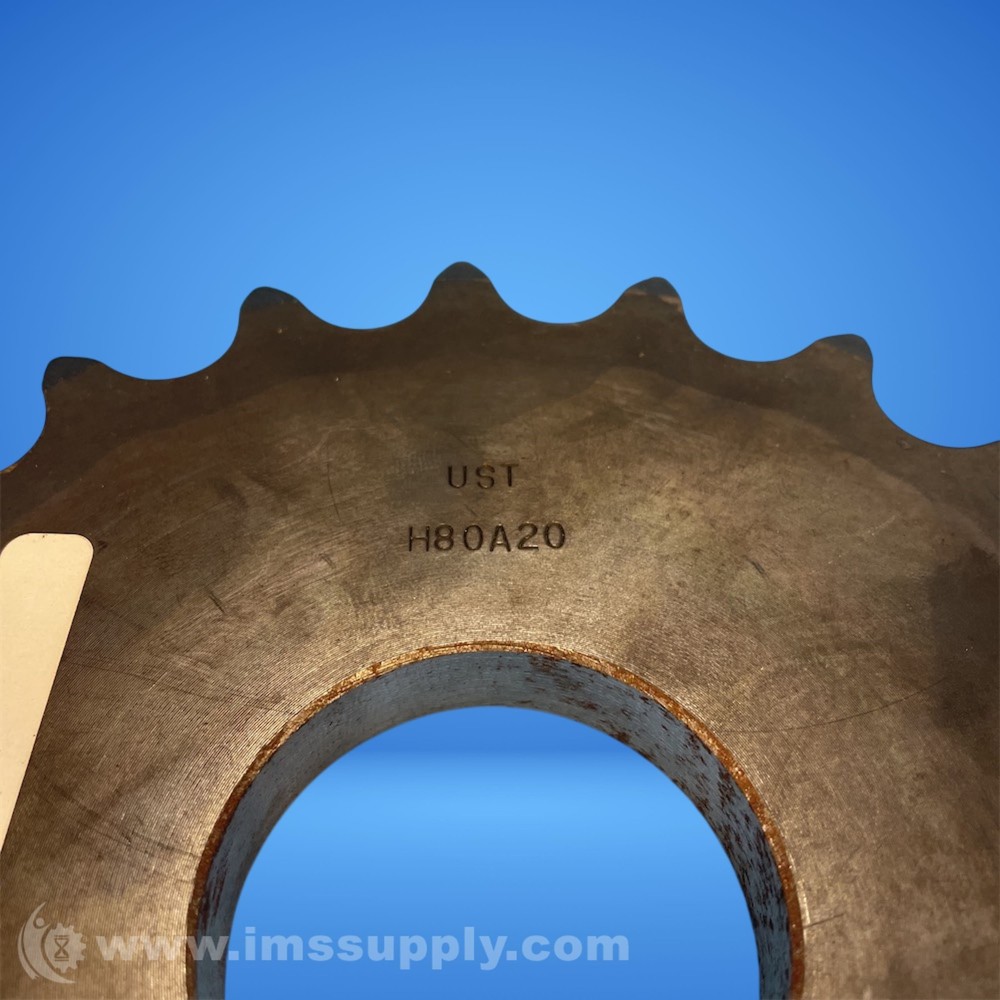 Tsubaki H80A20 Roller Chain Sprocket 20-Teeth FNIP