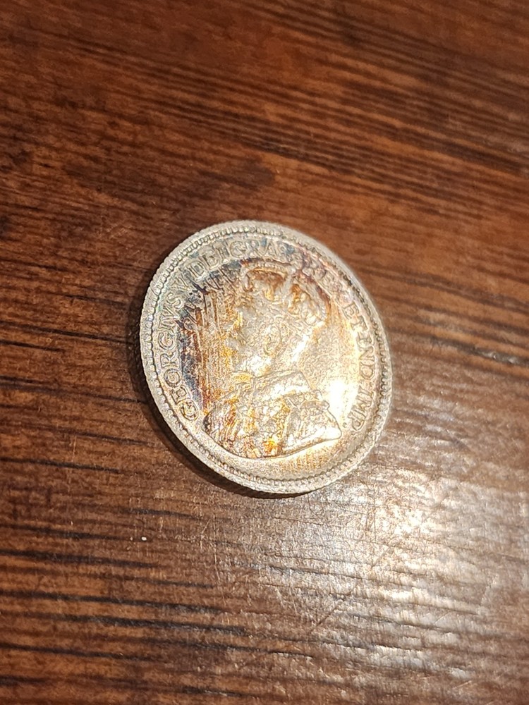 1912 Canada 5 Cents Silver Coin