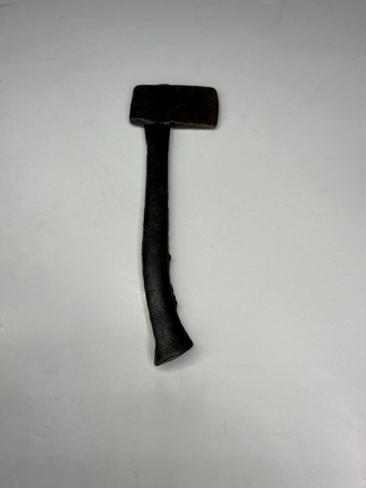 Antique Vintage Cast Iron Miniature Axe