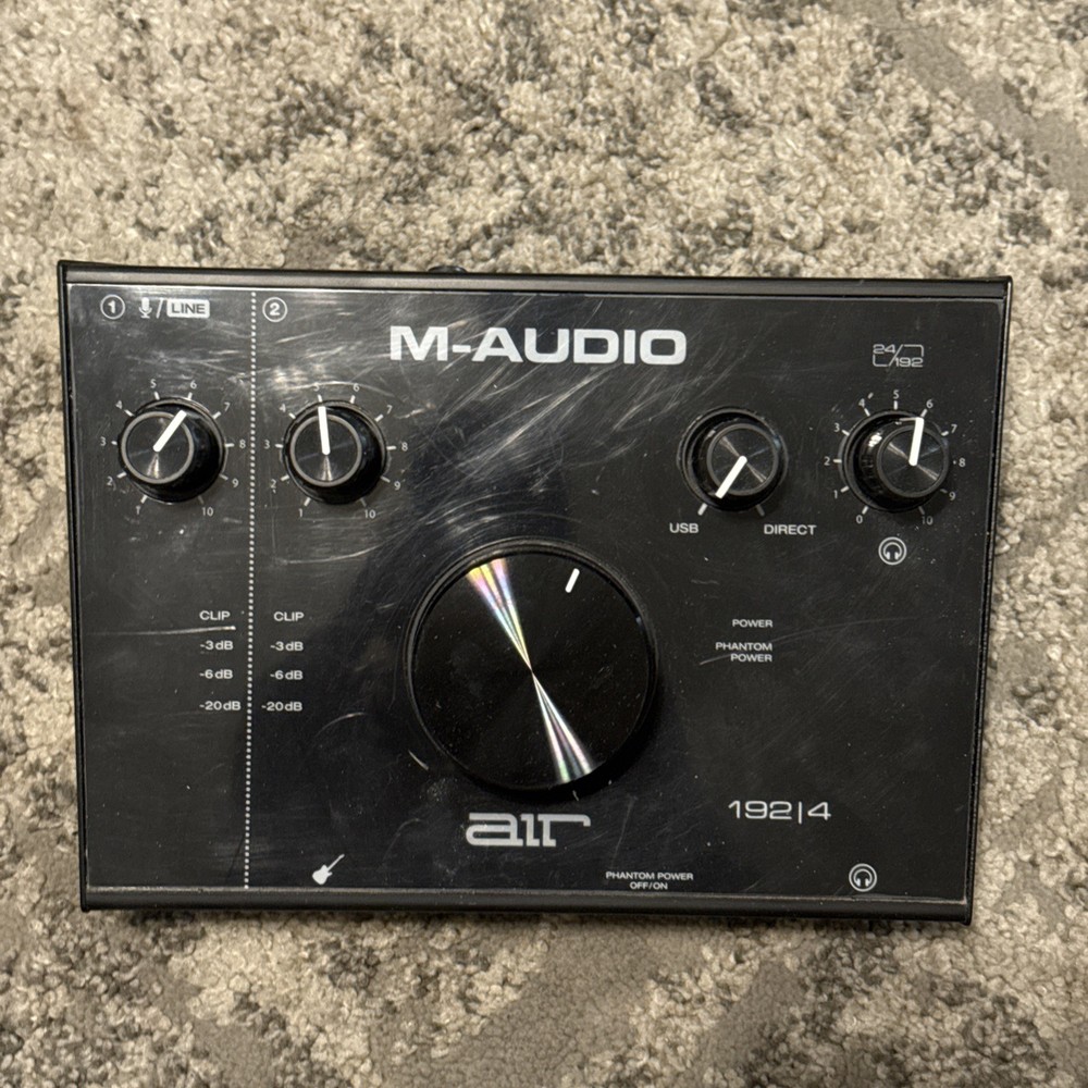 M-Audio AIR 192|4 USB Audio Interface USB C Tested