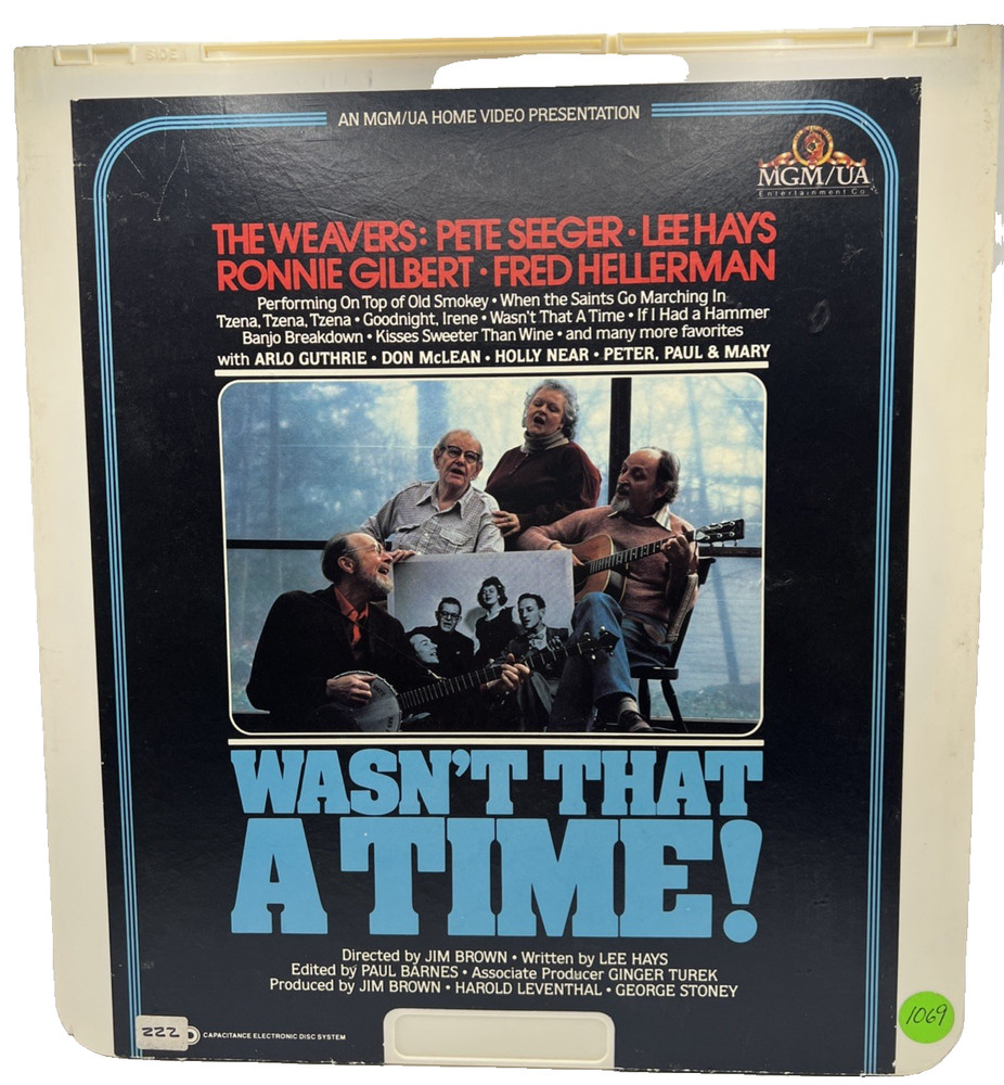 Wasn't That A Time! RCA CED Videodisc Selectavision
