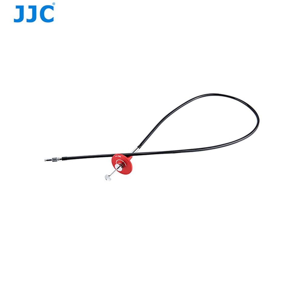 JJC TCR-70R Red / Black 70cm Premier Threaded Mechanical Cable Release