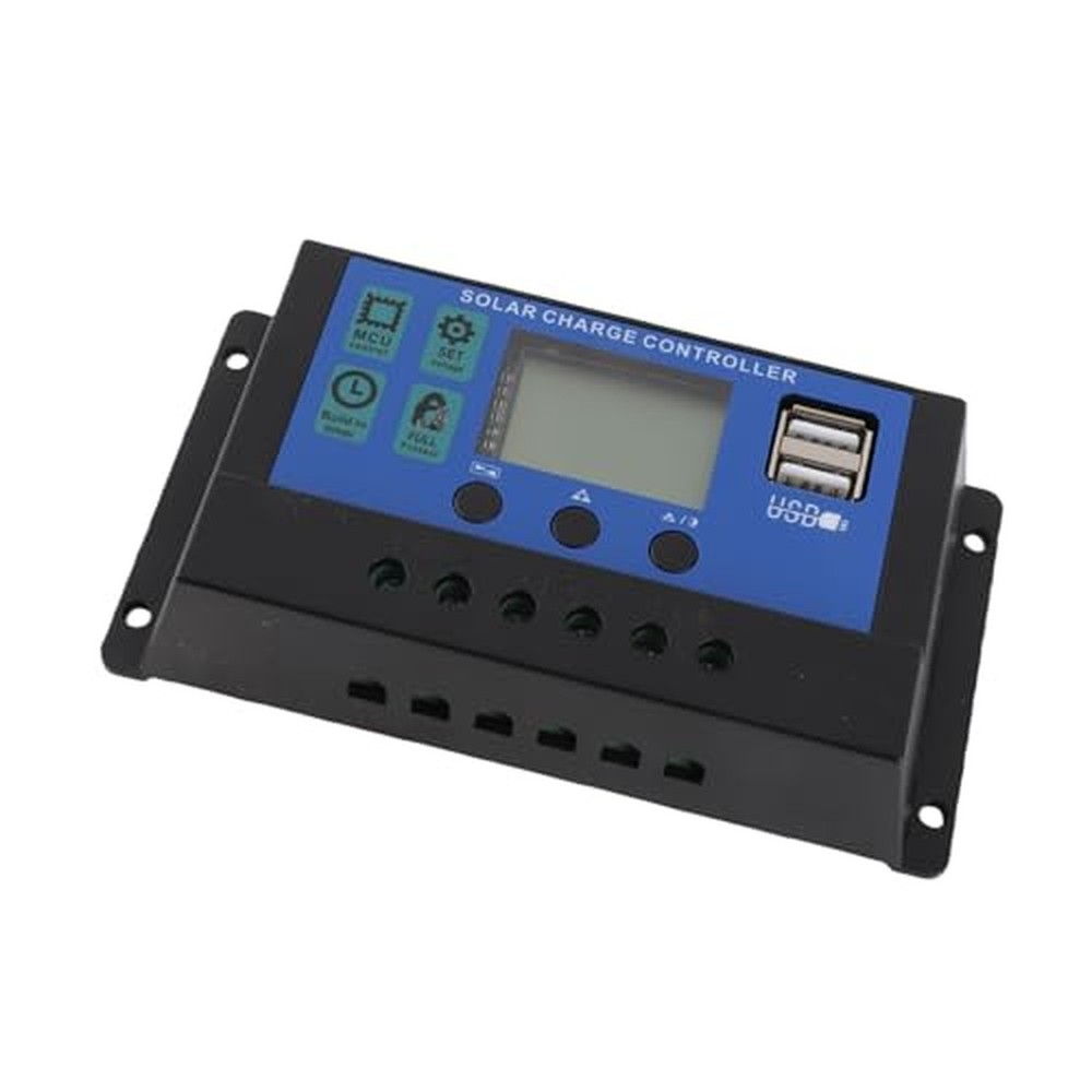 Solar Controller 50A PWM 12V 24V Auto with LCD Display Industrial Controller ...