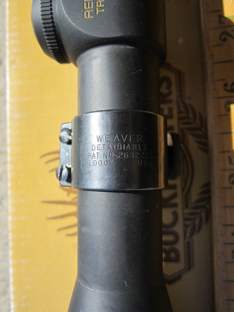ORIGINAL REDFIELD TRACKER 4x 40 MATTE BLACK RIFLE SCOPE