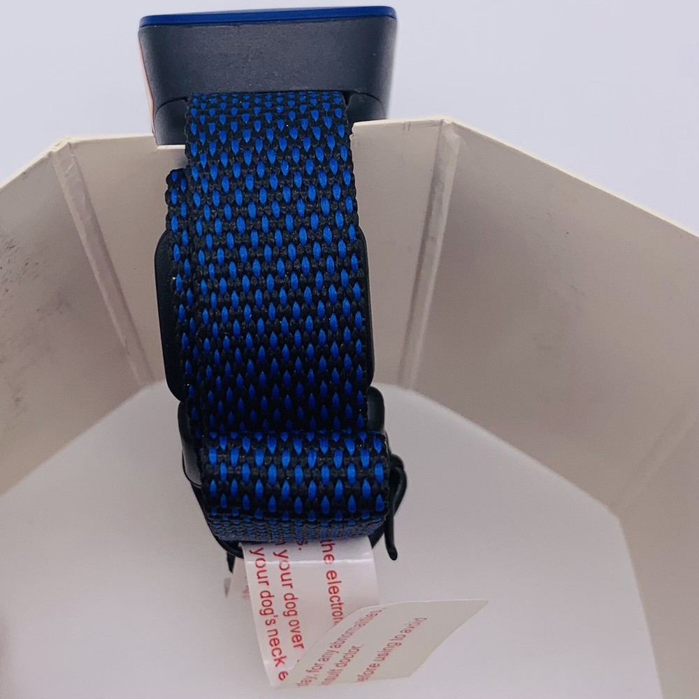 NBJU Bark Training Collar with Buckle Blue Rechargeable - Open Box