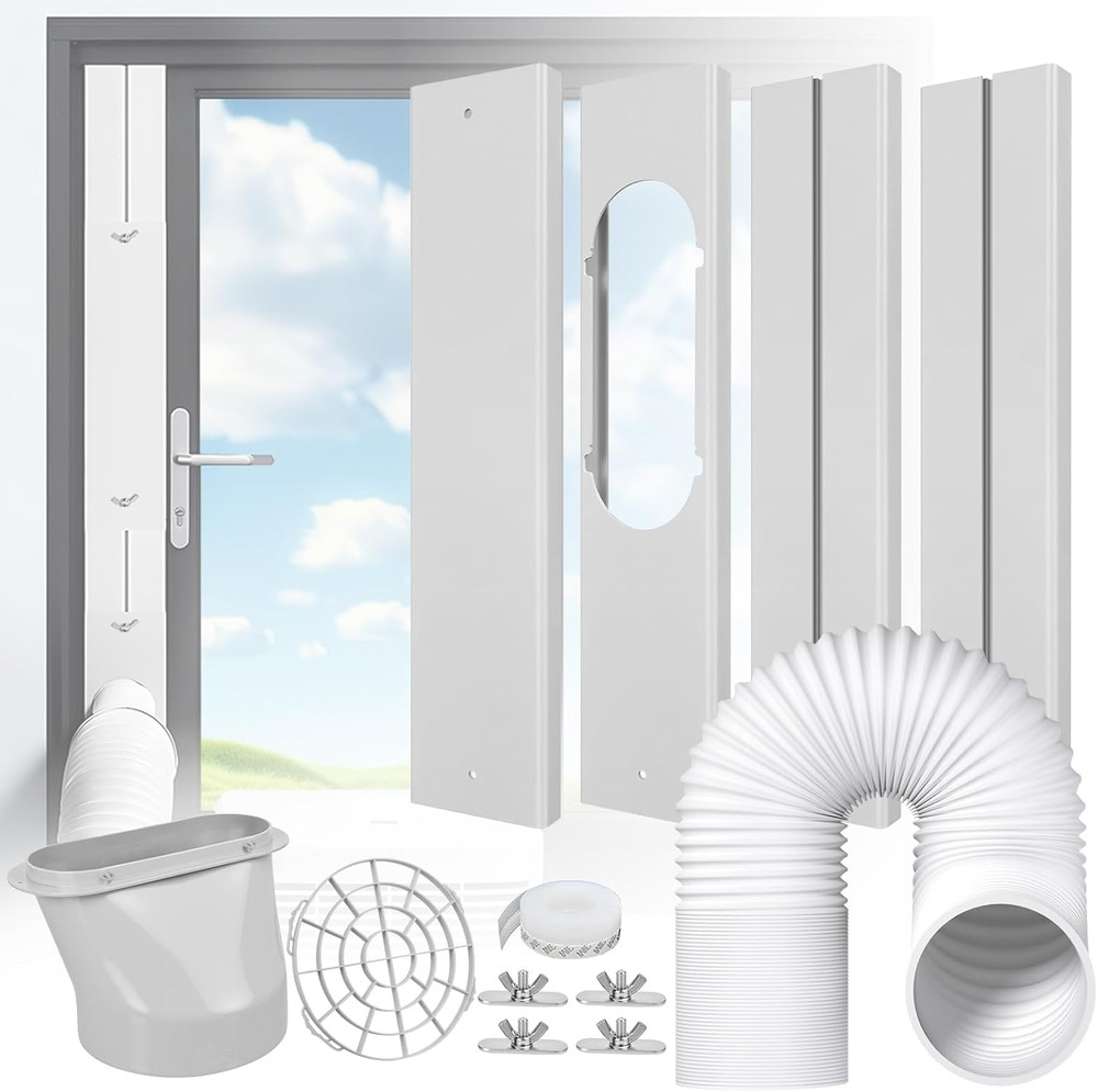 Portable Air Conditioner Window Kit - Adjustable Universal Window Seal AC Vent K