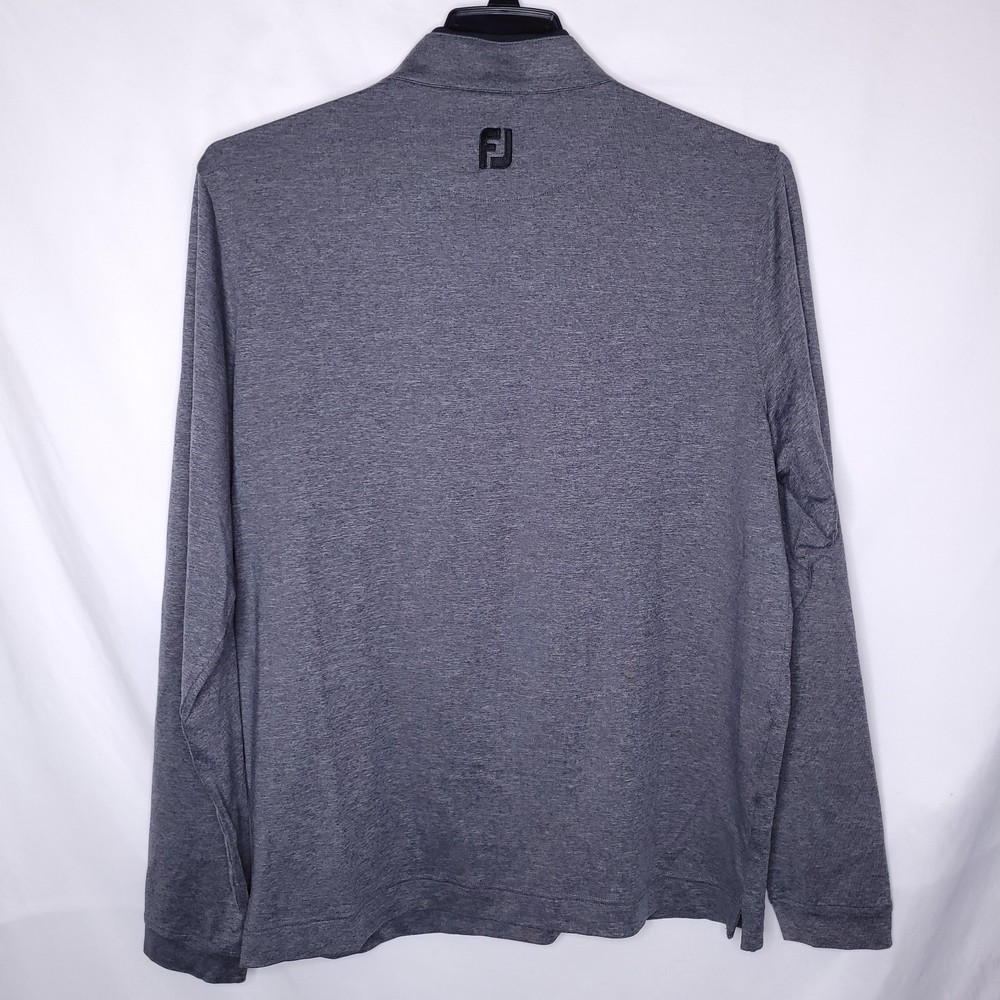 Footjoy 1/4 Zip Pullover Mens Large Gray Golf Hampton Hall