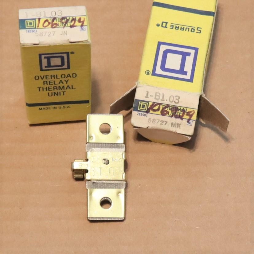 One Square D B1.03  Thermal Overload Relay Heater Element