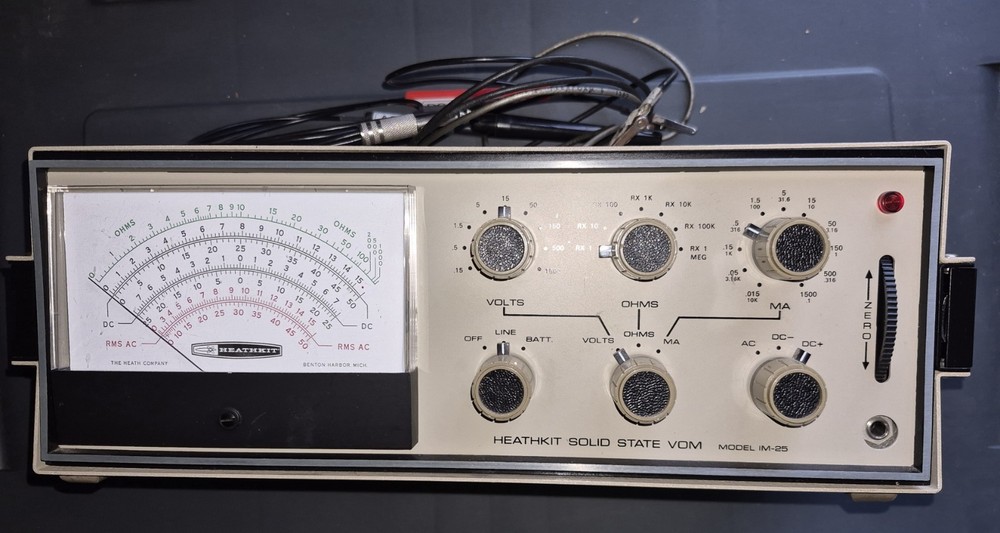 Heathkit IM-16 And IM-25 Solid State Voltmeter And VOM