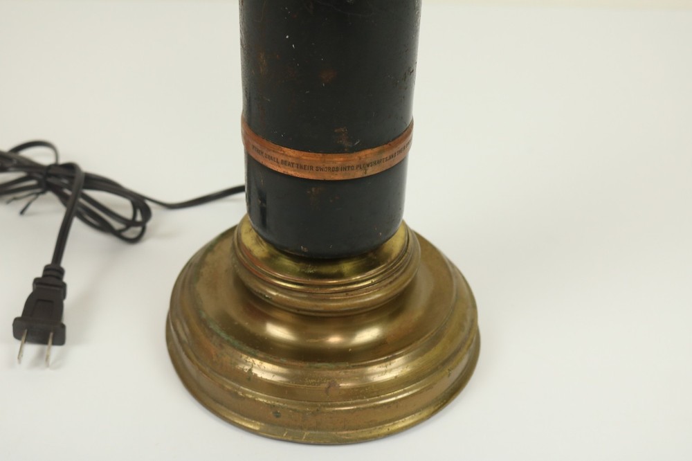 WWI WW1 Victory Lamp 75MM Shell