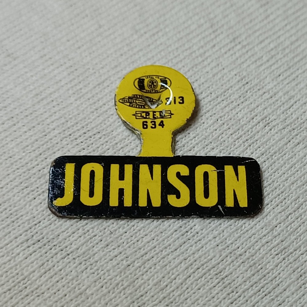 1964 Lyndon B Johnson Presidential Campaign Tab Back Button