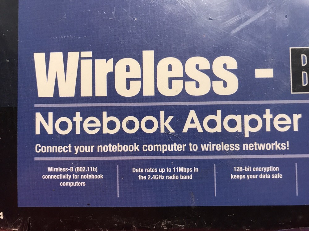 Cisco Linksys WPC11 v. 4 Wireless-B Notebook Adapter