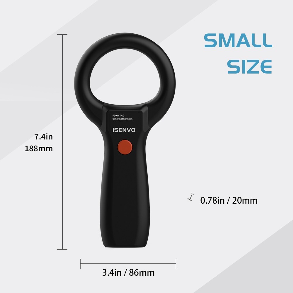 ID Chip Reader Transponder USB RFID Microchip Scanner For Animal Pet Dog Cat