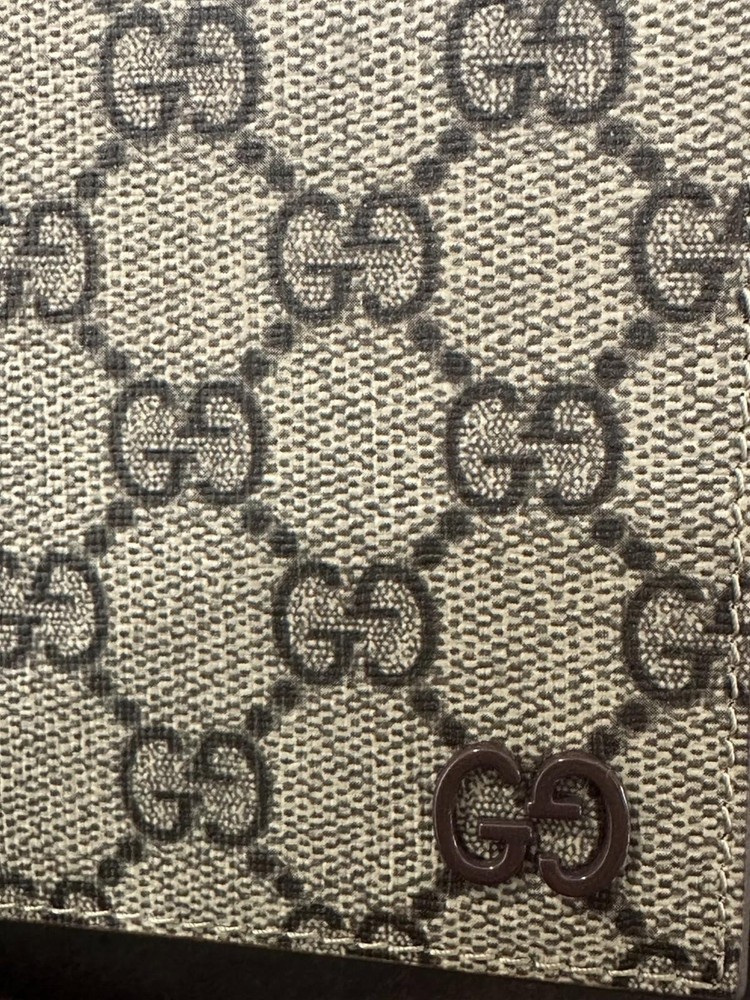 GG BrownGucci Monogram Mens Wallet