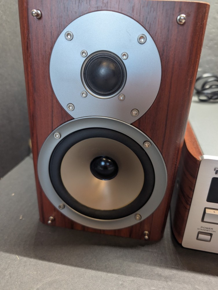 TEAC CD RECEIVER CR-H220 + Speakers TESTED WORKING