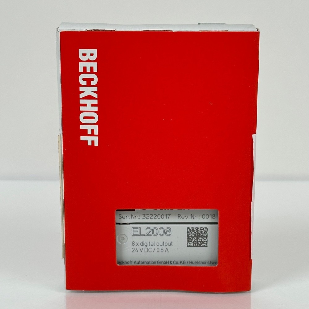 (NEW) Beckhoff EL2008 8-Channel Digital Output Terminal (USA Seller)