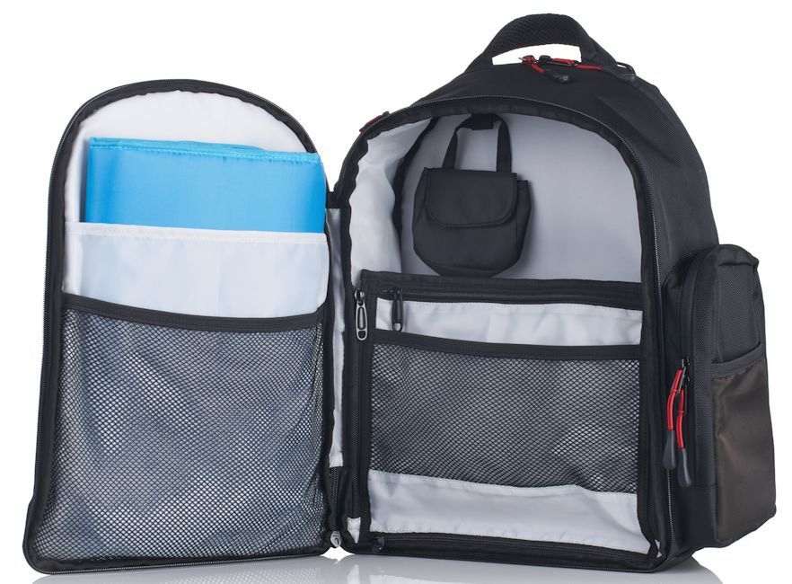 Okkatots Everyday Baby Diaper Bag Backpack Black NEW