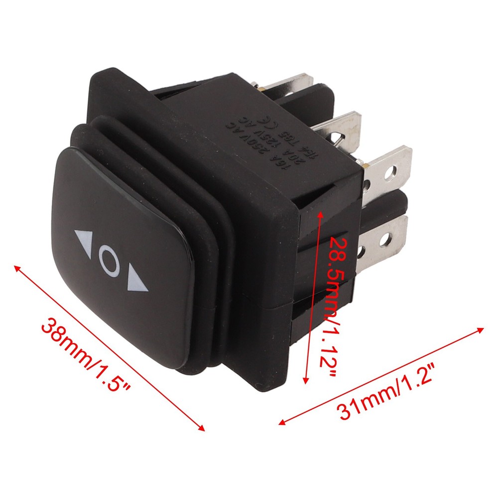 For DIY Electronics Momentary Polarity Reverse Switch Spring Back To Center