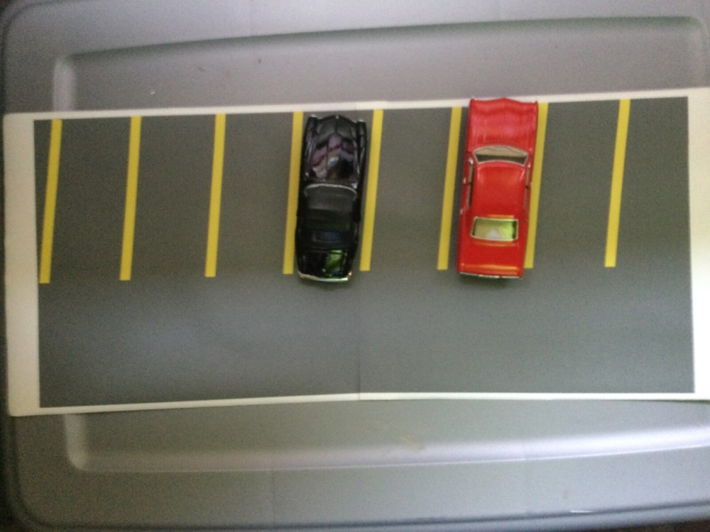 O scale parking lot self adhesive sheets or Main street parking.