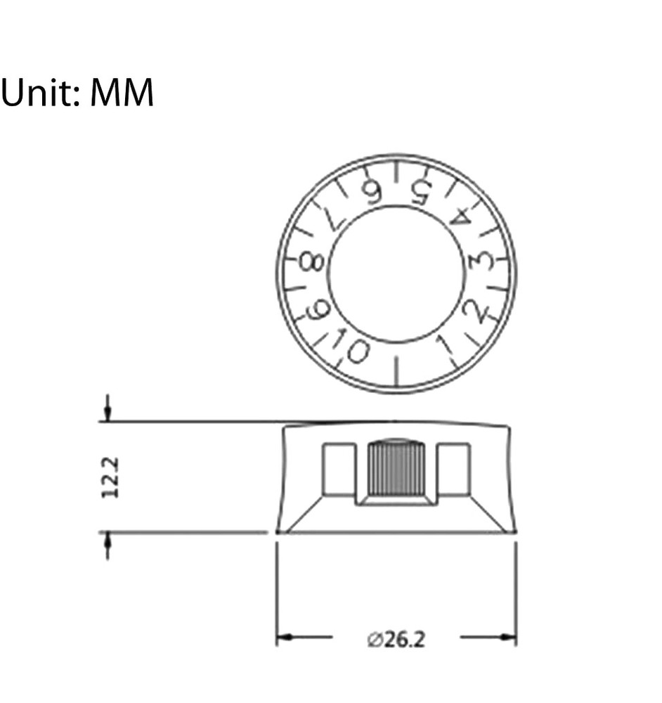 4x Electric Guitar Knobs Speed Volume Control Knobs For LP SG style Guitar Black