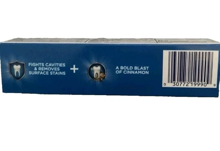4X CREST Plus Cinnamon Expressions CINNAMON RUSH + Whitening Toothpaste 2.3 oz.