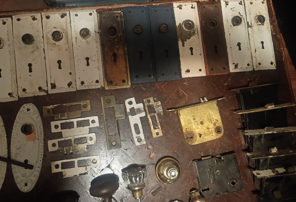 vintage door hardware lot