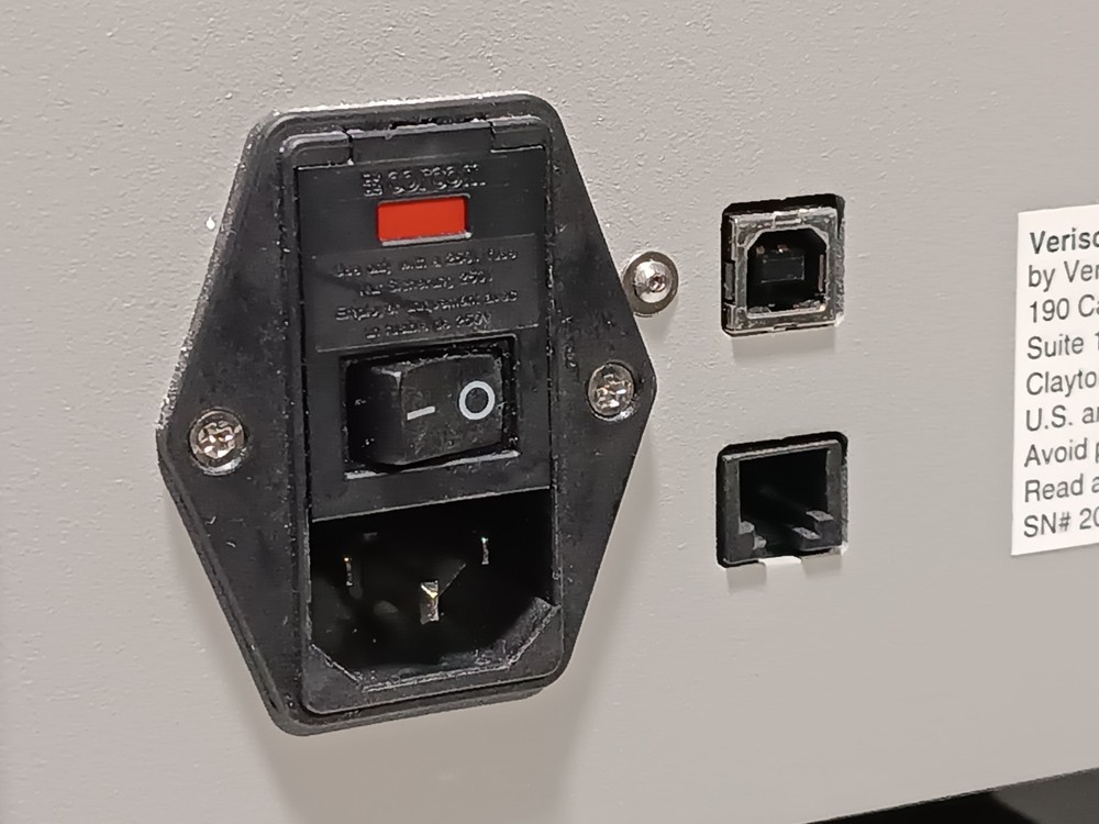 Verimetrix Veriscan Pro V2 leak tester bench unit, powers on, as shown pics