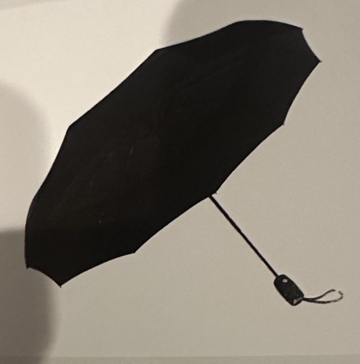 Black Umbrella - Windproof with Lifetime Replacement Guarantee