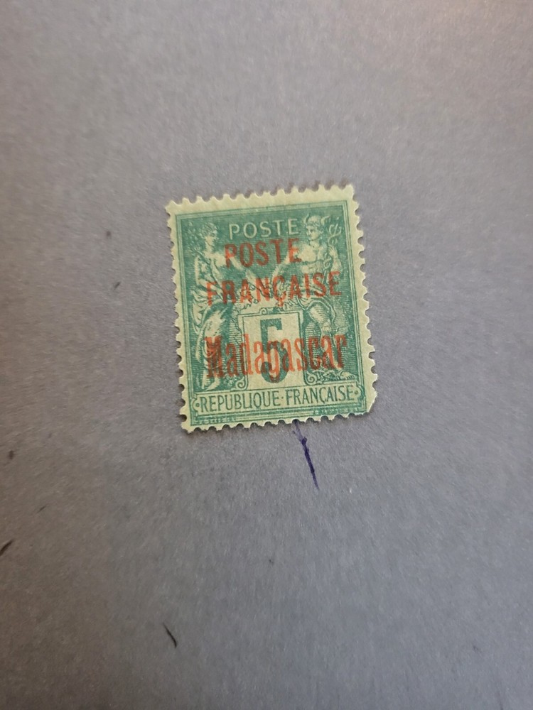 Stamps Madagascar Scott #14 h