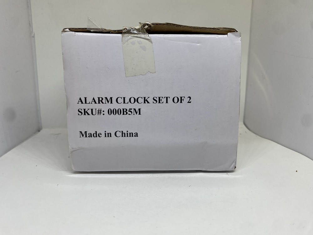 Alarm Clock • Gold • Set Of 2