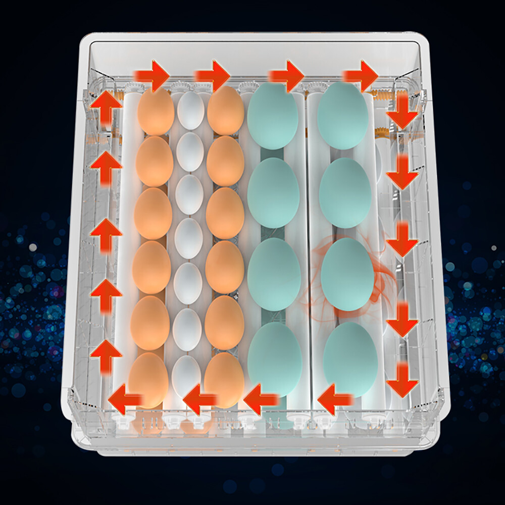 Egg Incubator 64 Eggs Fully Digital Automatic Hatcher Fit Hatching Chicken Farm