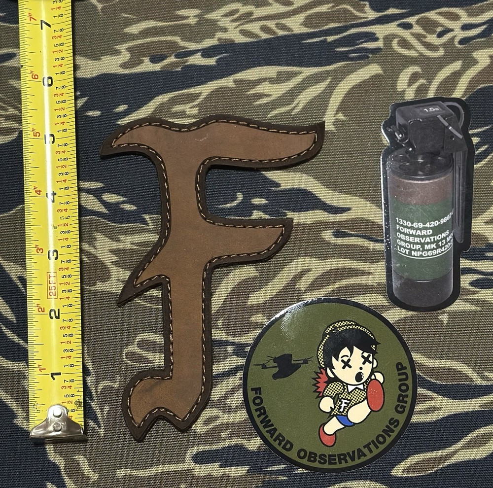 Forward Observations Group FOG 1 Patch/2 Stickers Set - Brand New
