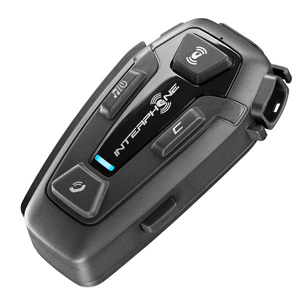 Interphone UCOM8R Motorcycle Helmet Bluetooth Mesh 2.0 Intercom - Single Pack