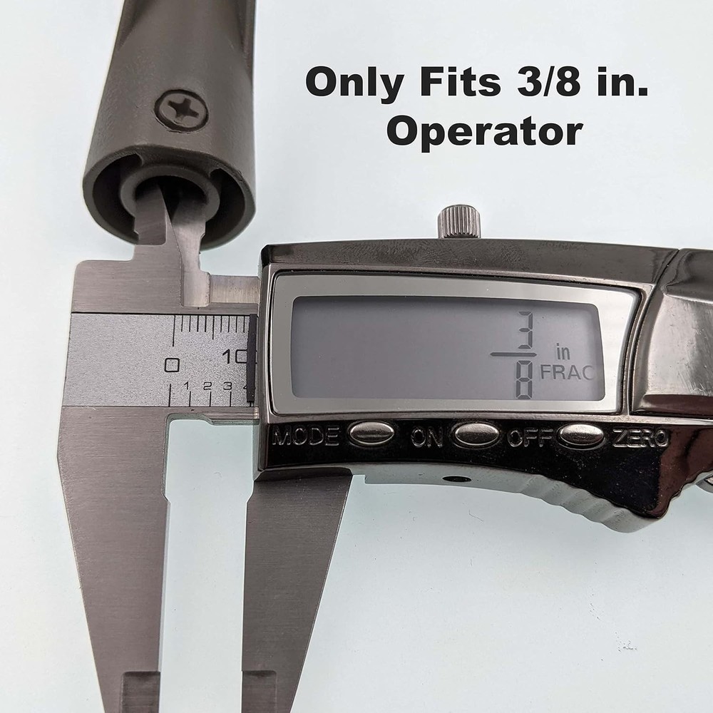 Stone Finish Crank Handle for Windows, Smooth 360-Degree Operation, Durable