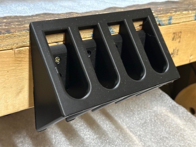 4 Pistol Rack Handgun Stand Display Holder Wall Mount Safe Mount