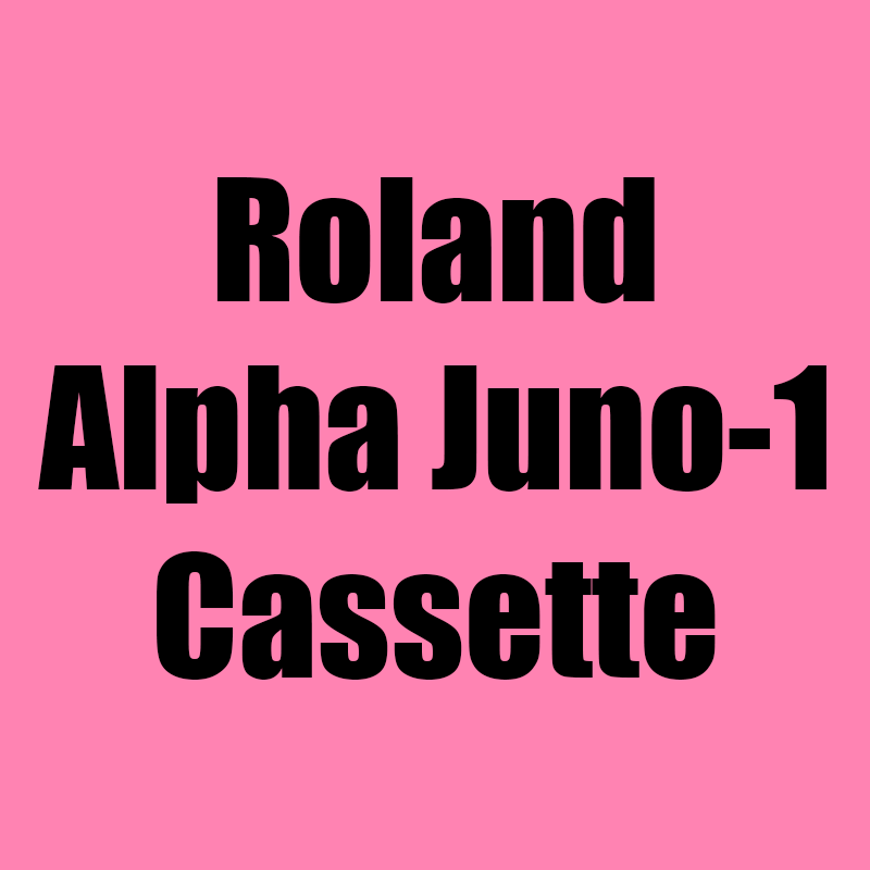 Roland Alpha Juno 1 / MKS-50 Data Recovery Cassette