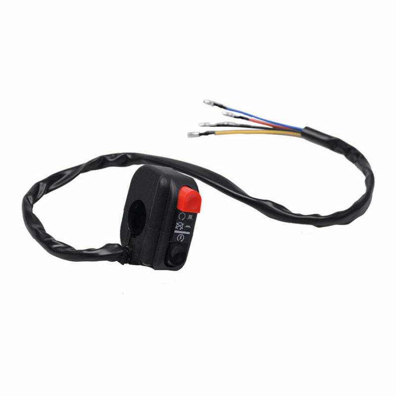 22mm Motorcycle Bar Ignition Switch On Off Starter Engine Start Kill Push Button