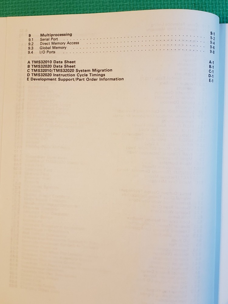 Texas Instrument DSP TMS32020 User's Guide - Preliminary 1985
