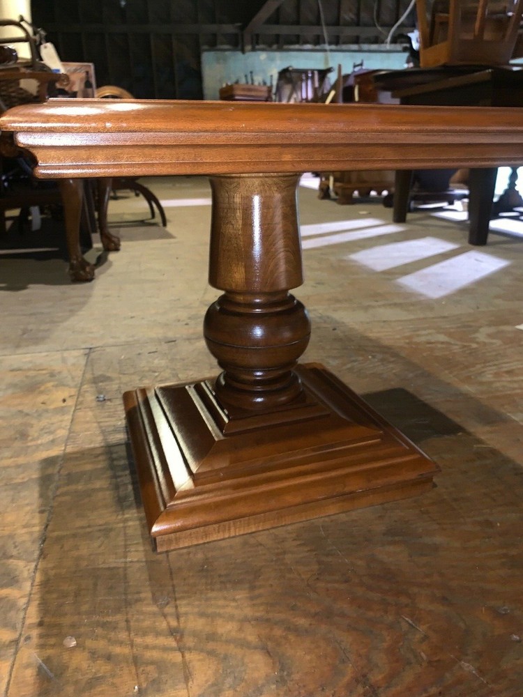Antique Maple Square Table Or Plant Stand