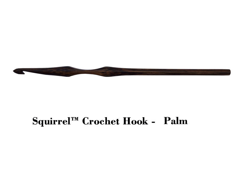 Squirrel 6" Long Premium Standard Crochet Hook